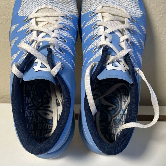 Nike Free Trainer 5.0 V6 AMP North Carolina PE white, size 8.5 723939-402 unc - Picture 6 of 9